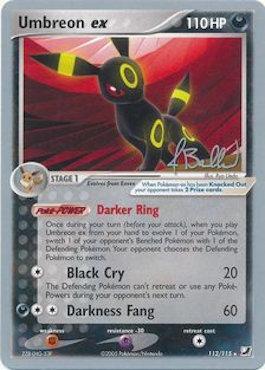 Umbreon ex (112/115) (Eeveelutions - Jimmy Ballard) [World Championships 2006] | Exor Games New Glasgow