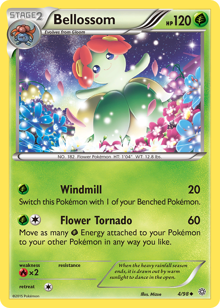 Bellossom (4/98) [XY: Ancient Origins] | Exor Games New Glasgow