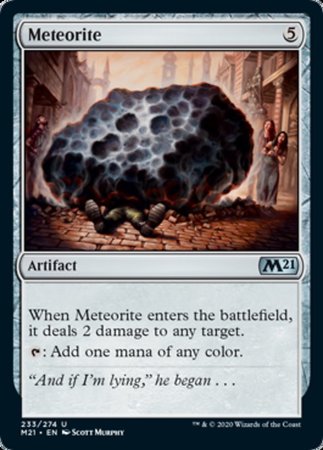 Meteorite [Core Set 2021] | Exor Games New Glasgow