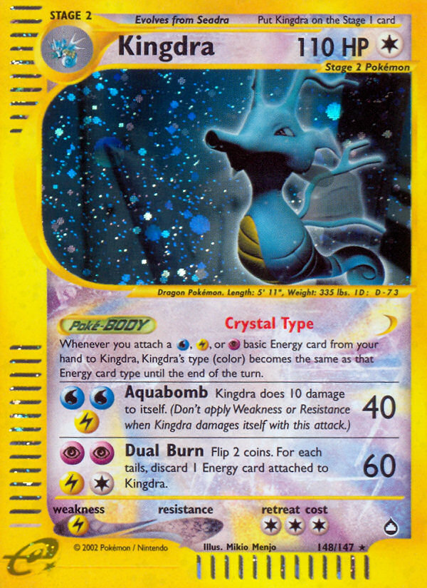 Kingdra (148/147) [Aquapolis] | Exor Games New Glasgow