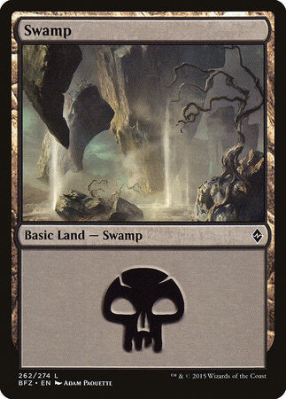 Swamp (262) [Battle for Zendikar] | Exor Games New Glasgow