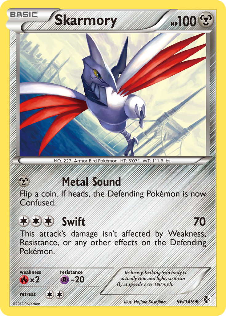 Skarmory (96/149) [Black & White: Boundaries Crossed] | Exor Games New Glasgow