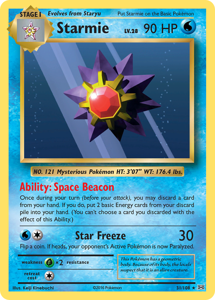 Starmie (31/108) [XY: Evolutions] | Exor Games New Glasgow