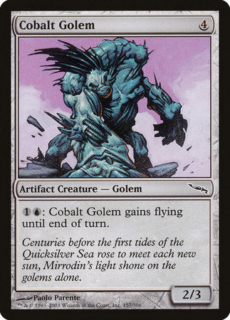 Cobalt Golem [Mirrodin] | Exor Games New Glasgow