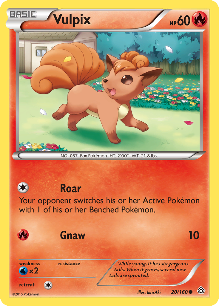 Vulpix (20/160) [XY: Primal Clash] | Exor Games New Glasgow