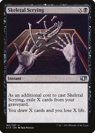 Skeletal Scrying [Commander 2014] | Exor Games New Glasgow