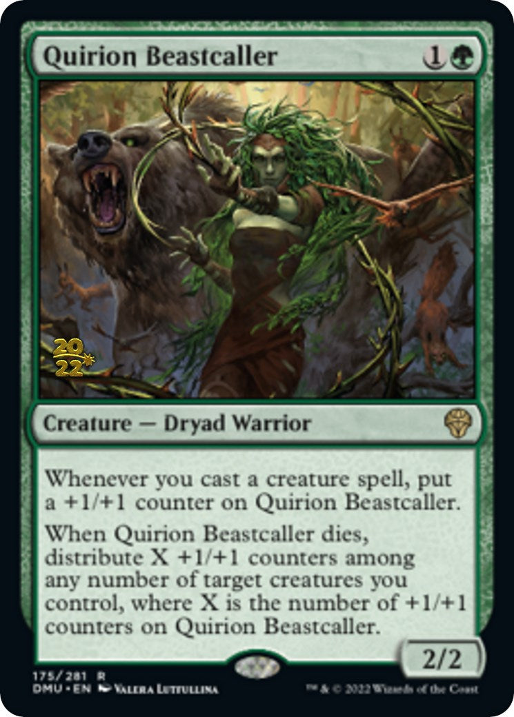 Quirion Beastcaller [Dominaria United Prerelease Promos] | Exor Games New Glasgow