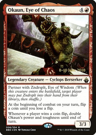 Okaun, Eye of Chaos [Battlebond Promos] | Exor Games New Glasgow