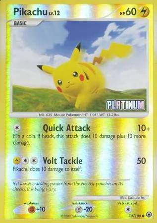 Pikachu (70/100) [Burger King Promos: 2009 Collection] | Exor Games New Glasgow