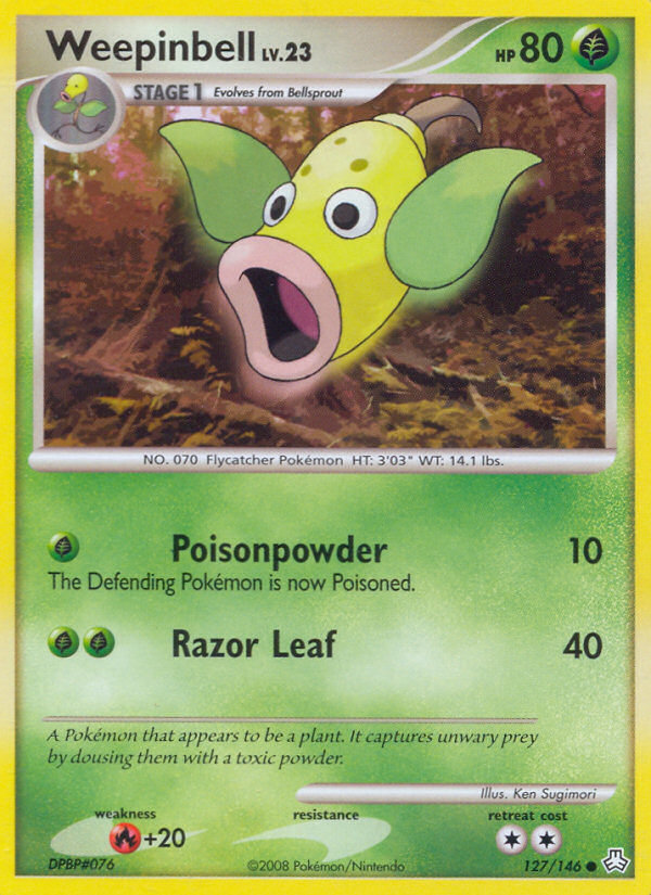 Weepinbell (127/146) [Diamond & Pearl: Legends Awakened] | Exor Games New Glasgow