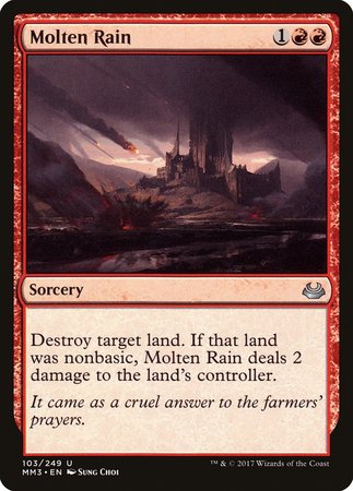 Molten Rain [Modern Masters 2017] | Exor Games New Glasgow
