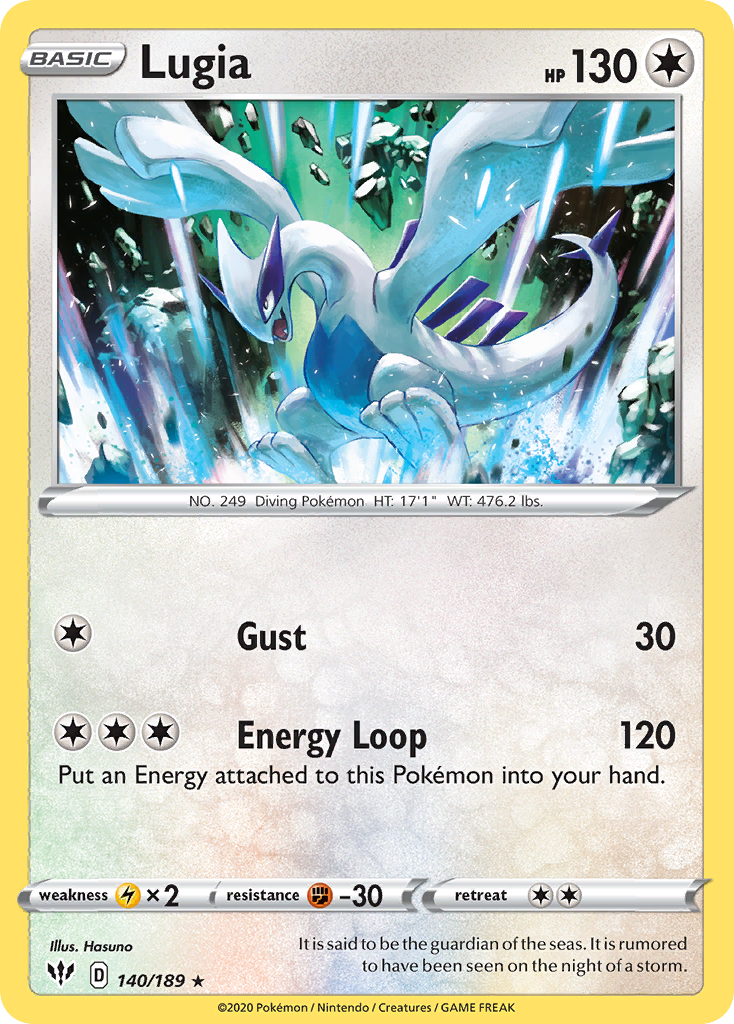 Lugia (140/189) [Sword & Shield: Darkness Ablaze] | Exor Games New Glasgow