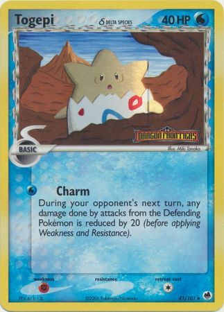 Togepi (41/101) (Delta Species) (Stamped) [EX: Dragon Frontiers] | Exor Games New Glasgow