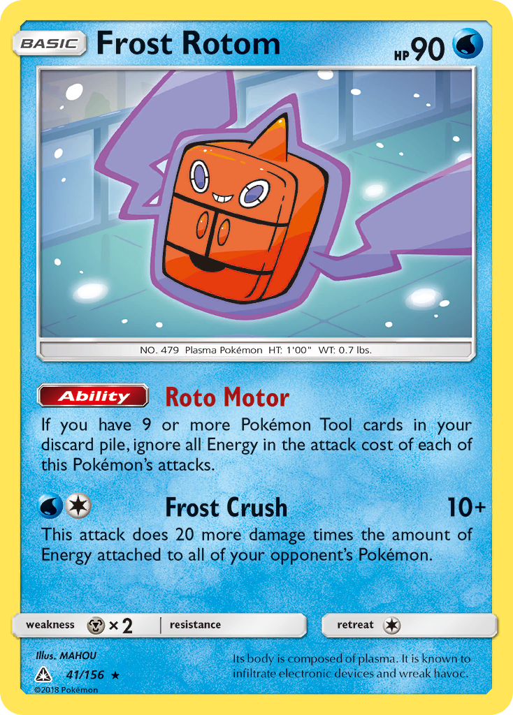 Frost Rotom (41/156) [Sun & Moon: Ultra Prism] | Exor Games New Glasgow