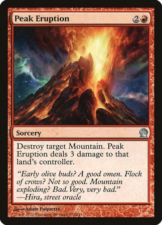 Peak Eruption [Theros] | Exor Games New Glasgow