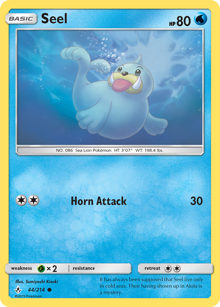 Seel (44/214) [Sun & Moon: Unbroken Bonds] | Exor Games New Glasgow