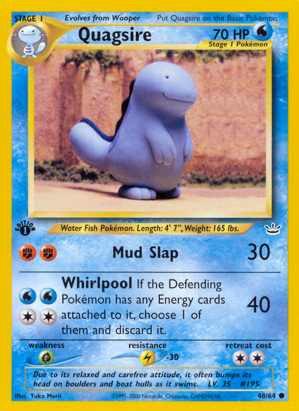 Quagsire (48/64) [Neo Revelation 1st Edition] | Exor Games New Glasgow