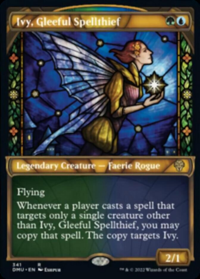 Ivy, Gleeful Spellthief (Showcase Textured) [Dominaria United] | Exor Games New Glasgow