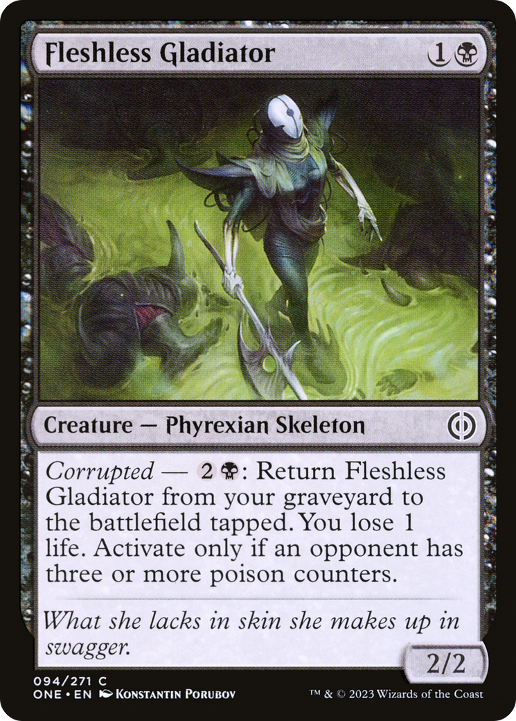 Fleshless Gladiator [Phyrexia: All Will Be One] | Exor Games New Glasgow