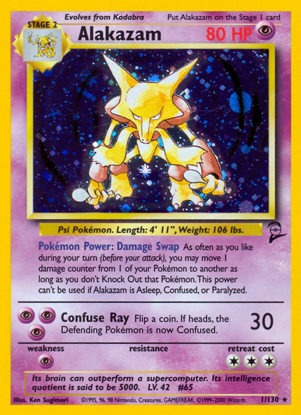 Alakazam (1/130) [Base Set 2] | Exor Games New Glasgow