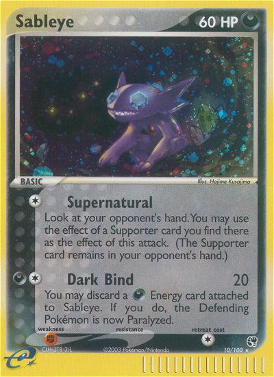 Sableye (10/100) [EX: Sandstorm] | Exor Games New Glasgow