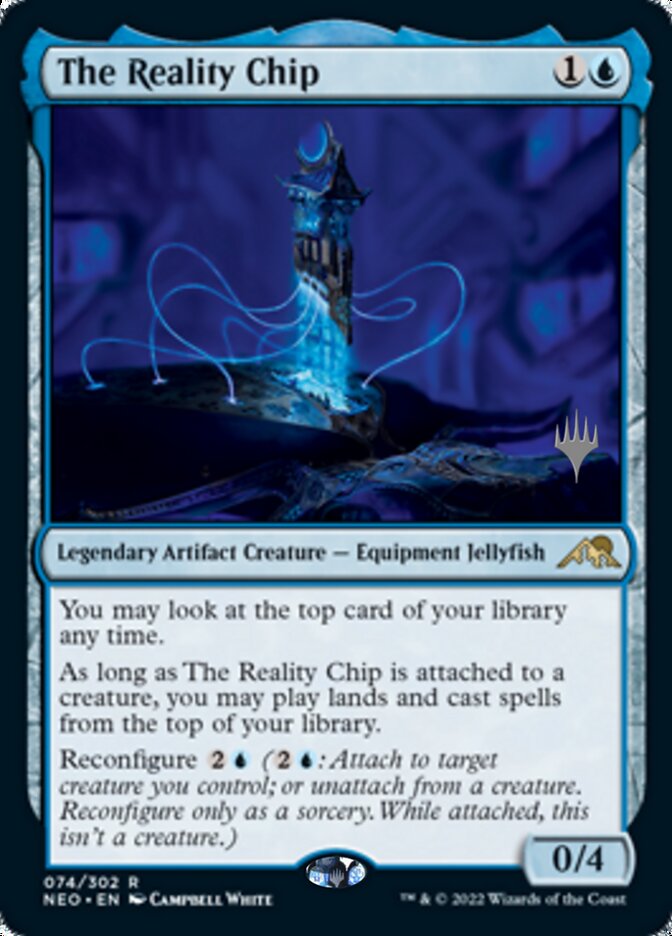 The Reality Chip (Promo Pack) [Kamigawa: Neon Dynasty Promos] | Exor Games New Glasgow