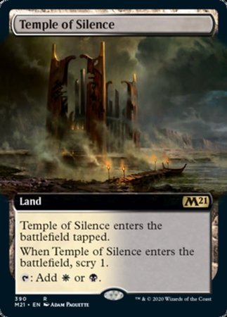 Temple of Silence (Extended Art) [Core Set 2021] | Exor Games New Glasgow