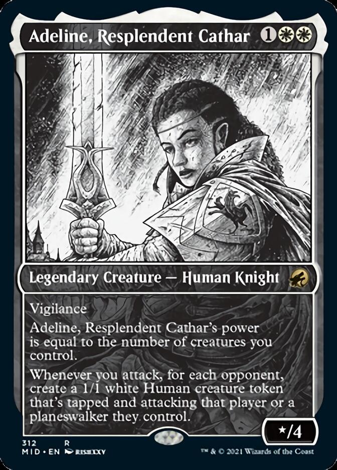 Adeline, Resplendent Cathar (Showcase Eternal Night) [Innistrad: Midnight Hunt] | Exor Games New Glasgow