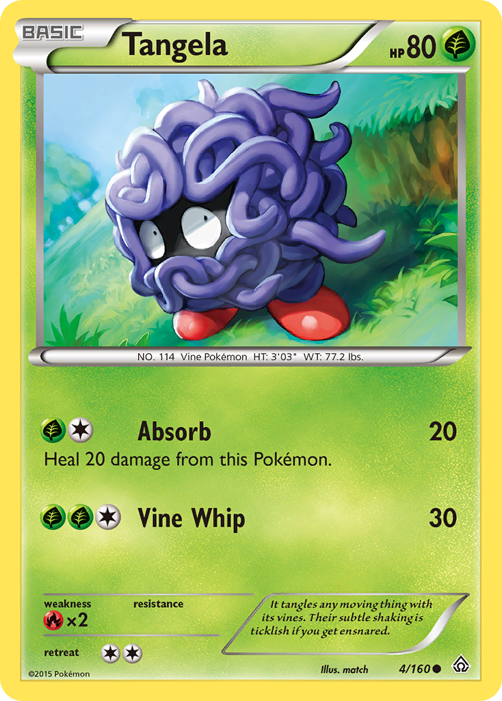 Tangela (4/160) [XY: Primal Clash] | Exor Games New Glasgow