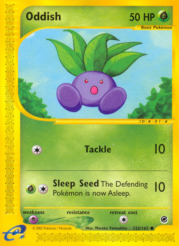 Oddish (122/165) [Expedition: Base Set] | Exor Games New Glasgow