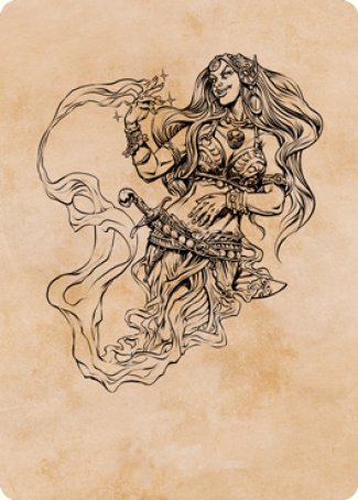 Djinni Windseer (Showcase) Art Card [Dungeons & Dragons: Adventures in the Forgotten Realms Art Series] | Exor Games New Glasgow