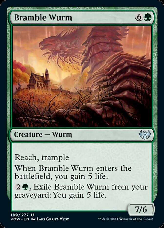 Bramble Wurm [Innistrad: Crimson Vow] | Exor Games New Glasgow