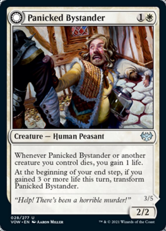 Panicked Bystander // Cackling Culprit [Innistrad: Crimson Vow] | Exor Games New Glasgow