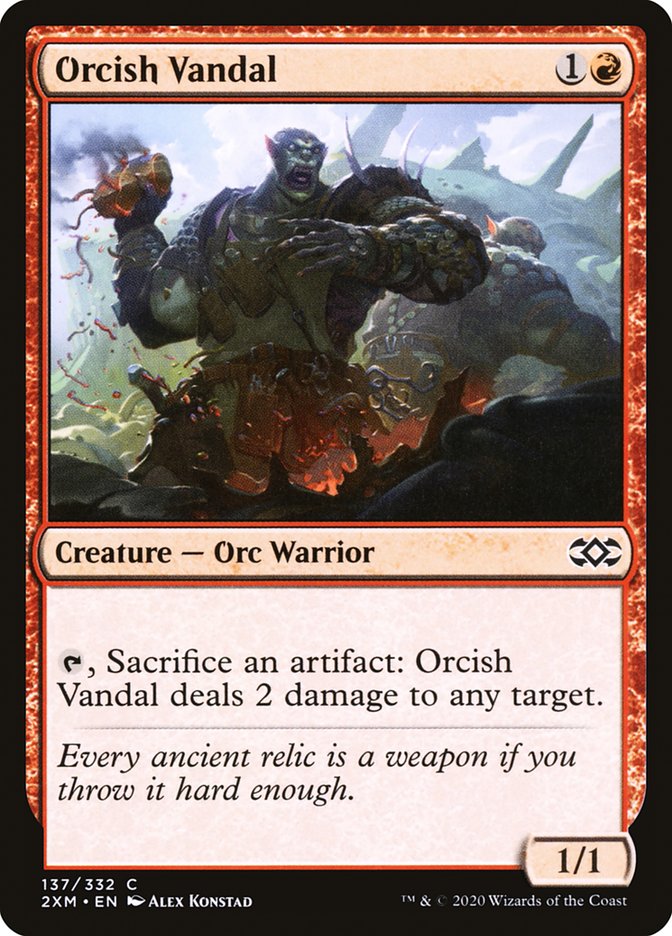 Orcish Vandal [Double Masters] | Exor Games New Glasgow