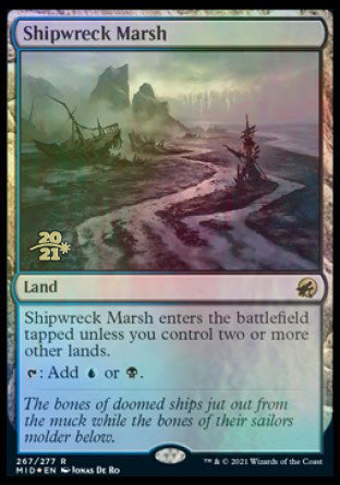 Shipwreck Marsh [Innistrad: Midnight Hunt Prerelease Promos] | Exor Games New Glasgow