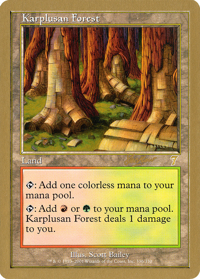 Karplusan Forest (Sim Han How) [World Championship Decks 2002] | Exor Games New Glasgow