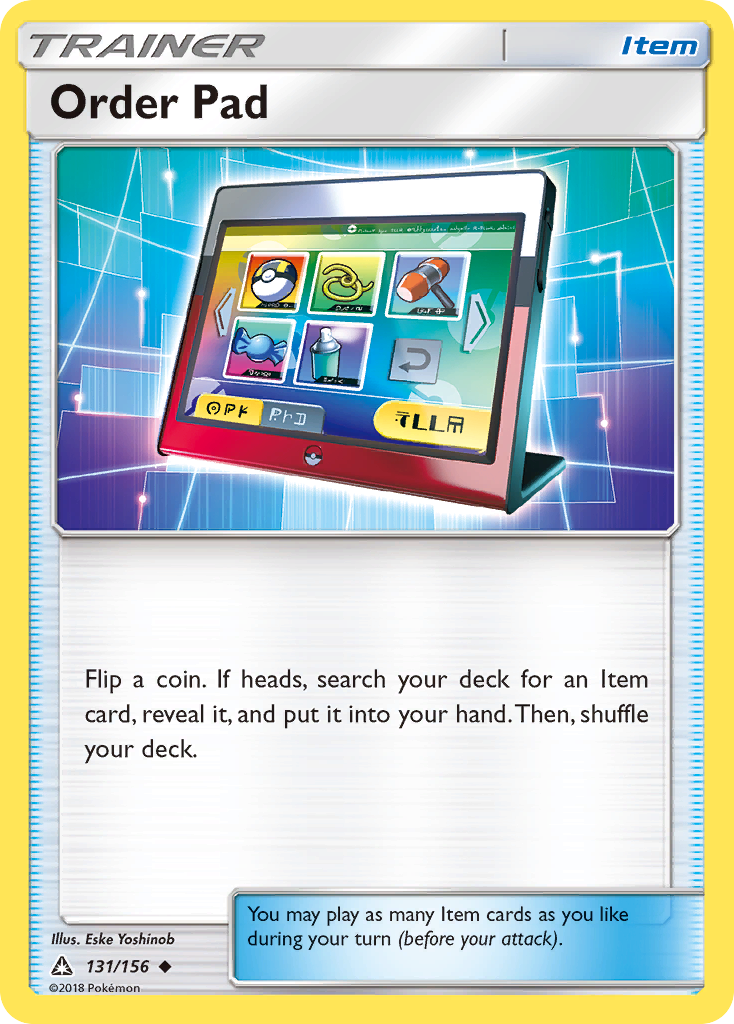 Order Pad (131/156) [Sun & Moon: Ultra Prism] | Exor Games New Glasgow