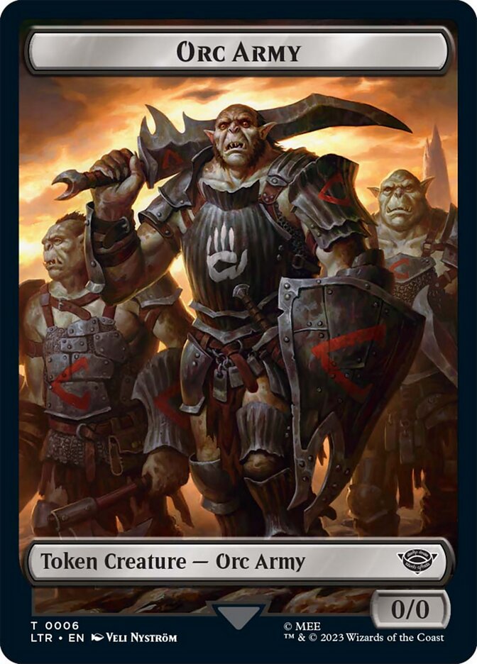 Orc Army Token (06) [The Lord of the Rings: Tales of Middle-Earth Tokens] | Exor Games New Glasgow