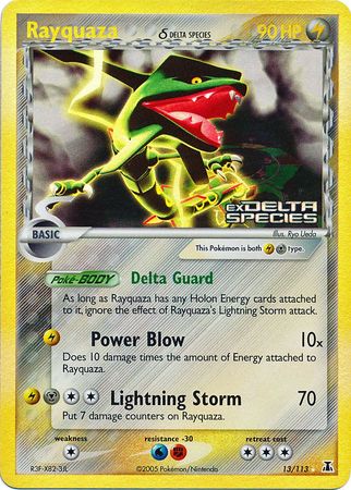 Rayquaza (13/113) (Delta Species) (Stamped) [EX: Delta Species] | Exor Games New Glasgow