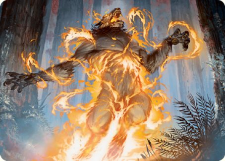 Burn the Accursed Art Card [Innistrad: Midnight Hunt Art Series] | Exor Games New Glasgow