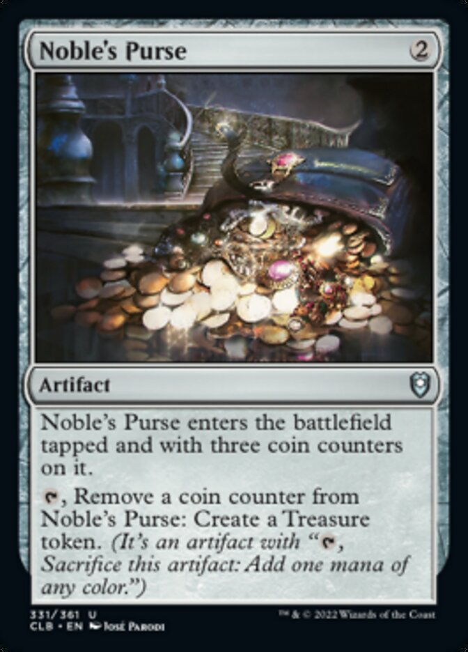 Noble's Purse [Commander Legends: Battle for Baldur's Gate] | Exor Games New Glasgow