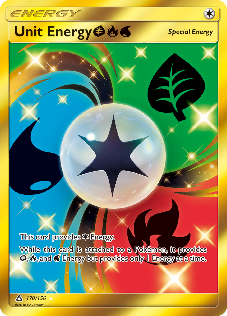 Unit Energy (170/156) (Grass, Fire, Water) [Sun & Moon: Ultra Prism] | Exor Games New Glasgow