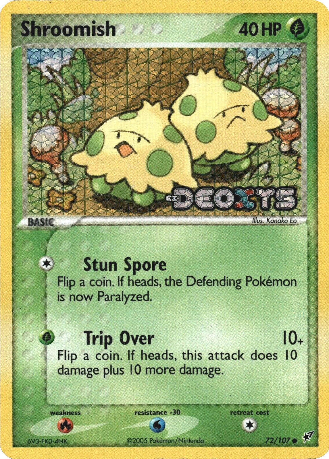 Shroomish (72/107) (Stamped) [EX: Deoxys] | Exor Games New Glasgow