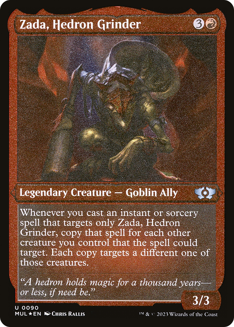 Zada, Hedron Grinder (Foil Etched) [Multiverse Legends] | Exor Games New Glasgow