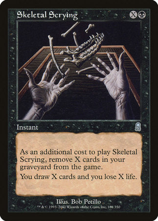 Skeletal Scrying [Odyssey] | Exor Games New Glasgow