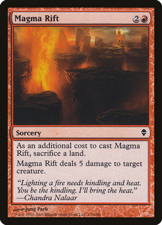 Magma Rift [Zendikar] | Exor Games New Glasgow