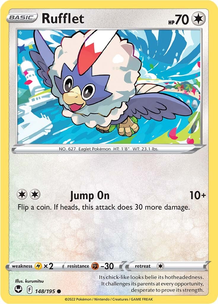 Rufflet (148/195) [Sword & Shield: Silver Tempest] | Exor Games New Glasgow