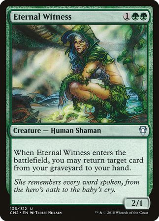 Eternal Witness [Commander Anthology Volume II] | Exor Games New Glasgow