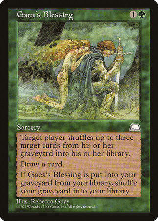 Gaea's Blessing [Weatherlight] | Exor Games New Glasgow