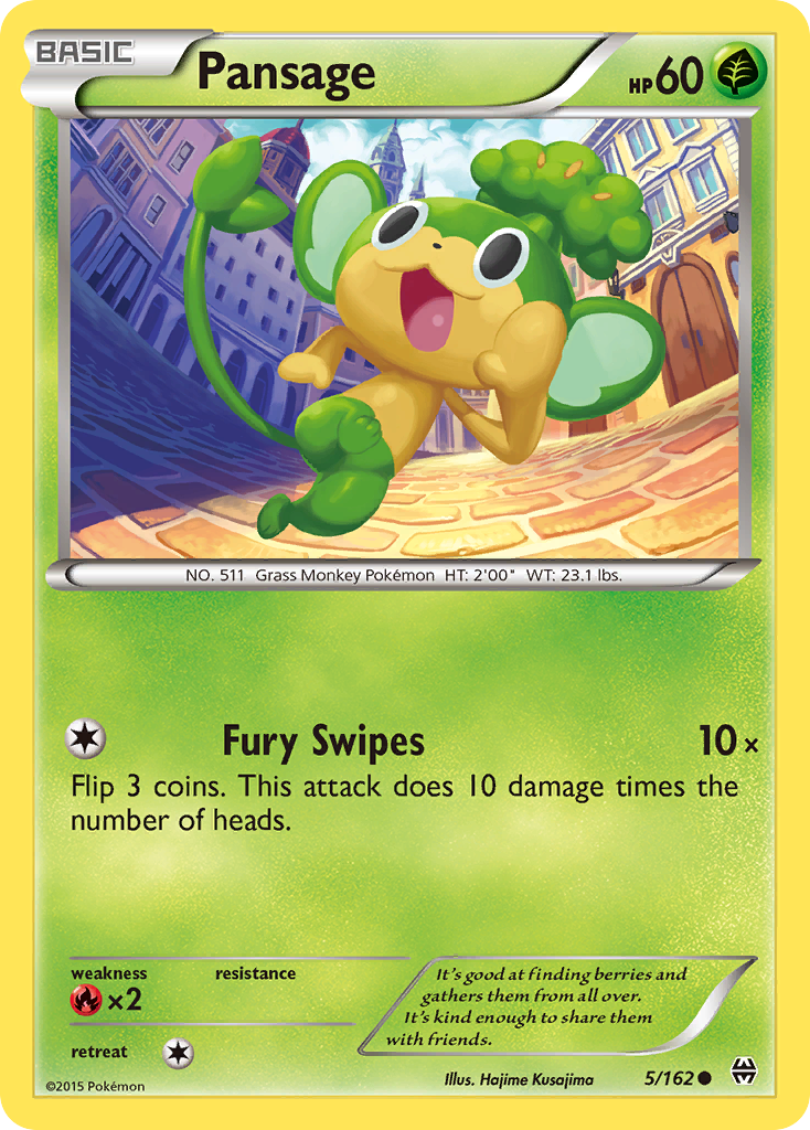 Pansage (5/162) [XY: BREAKthrough] | Exor Games New Glasgow